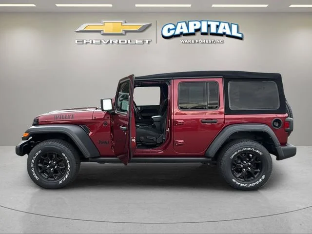 Used 2021 Red Jeep Willys 4x4 image 9