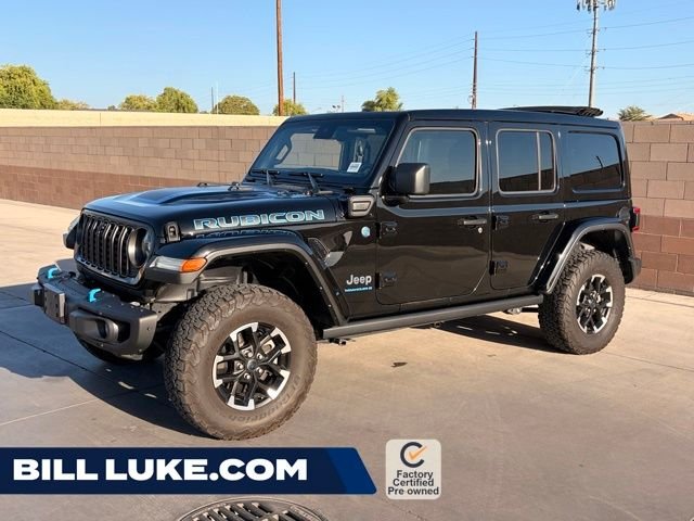 Used 2024 Black Jeep Rubicon X 4xe image 1
