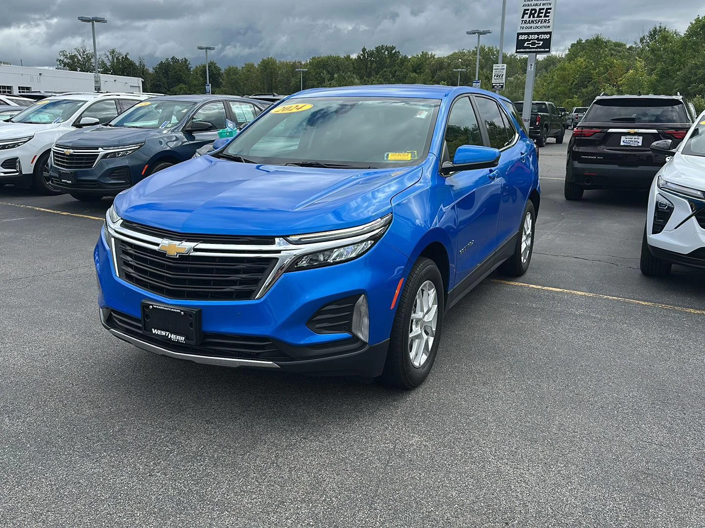 Used 2024 Riptide Blue Metallic Chevrolet LT image 5