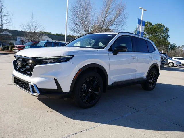 New 2027 Platinum White Pearl Honda Sport Touring Hybrid AWD image 6