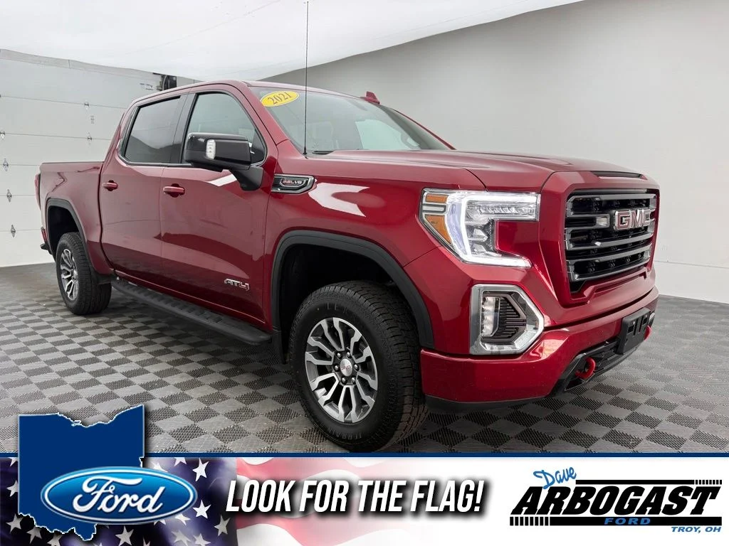 Used 2021 Red GMC AT4 image 1