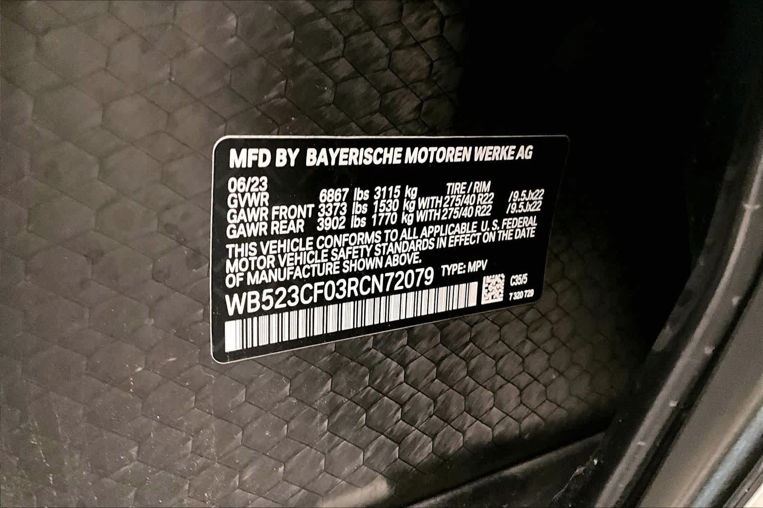 Used 2024 Blue Ridge Mountain Metallic BMW xDrive50 image 29