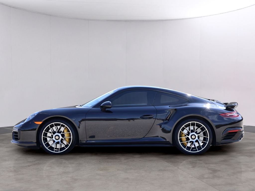 Used 2019 Jet Black Metallic Porsche Turbo S image 2