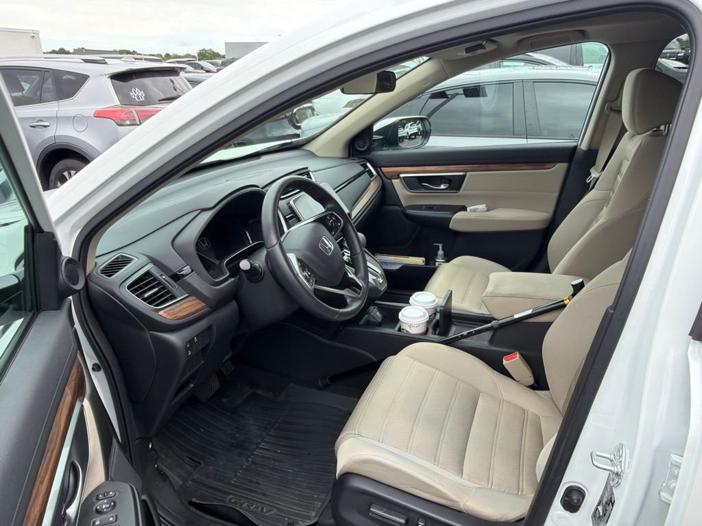 Certified Used 2019 Platinum White Pearl Honda EX image 2