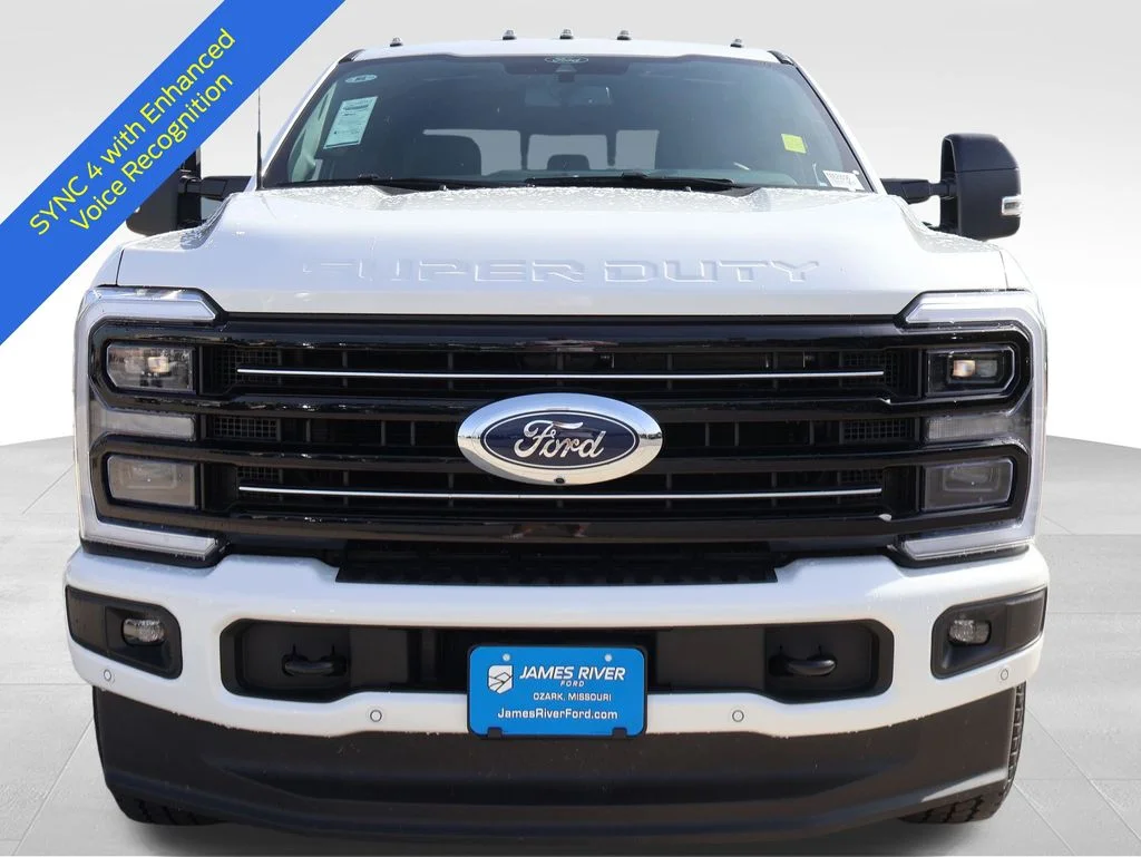 New 2026 Star White Metallic Tri-Coat Ford F-350® Platinum® image 8