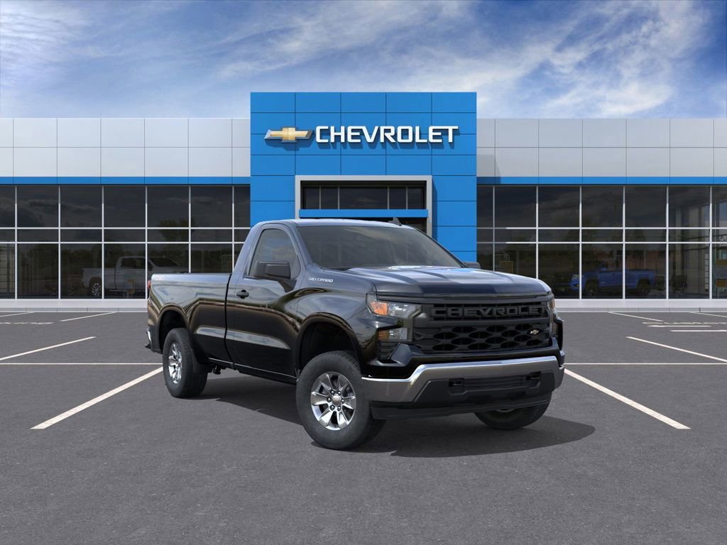 New 2025 Chevrolet Silverado 1500 WT 2D Standard Cab