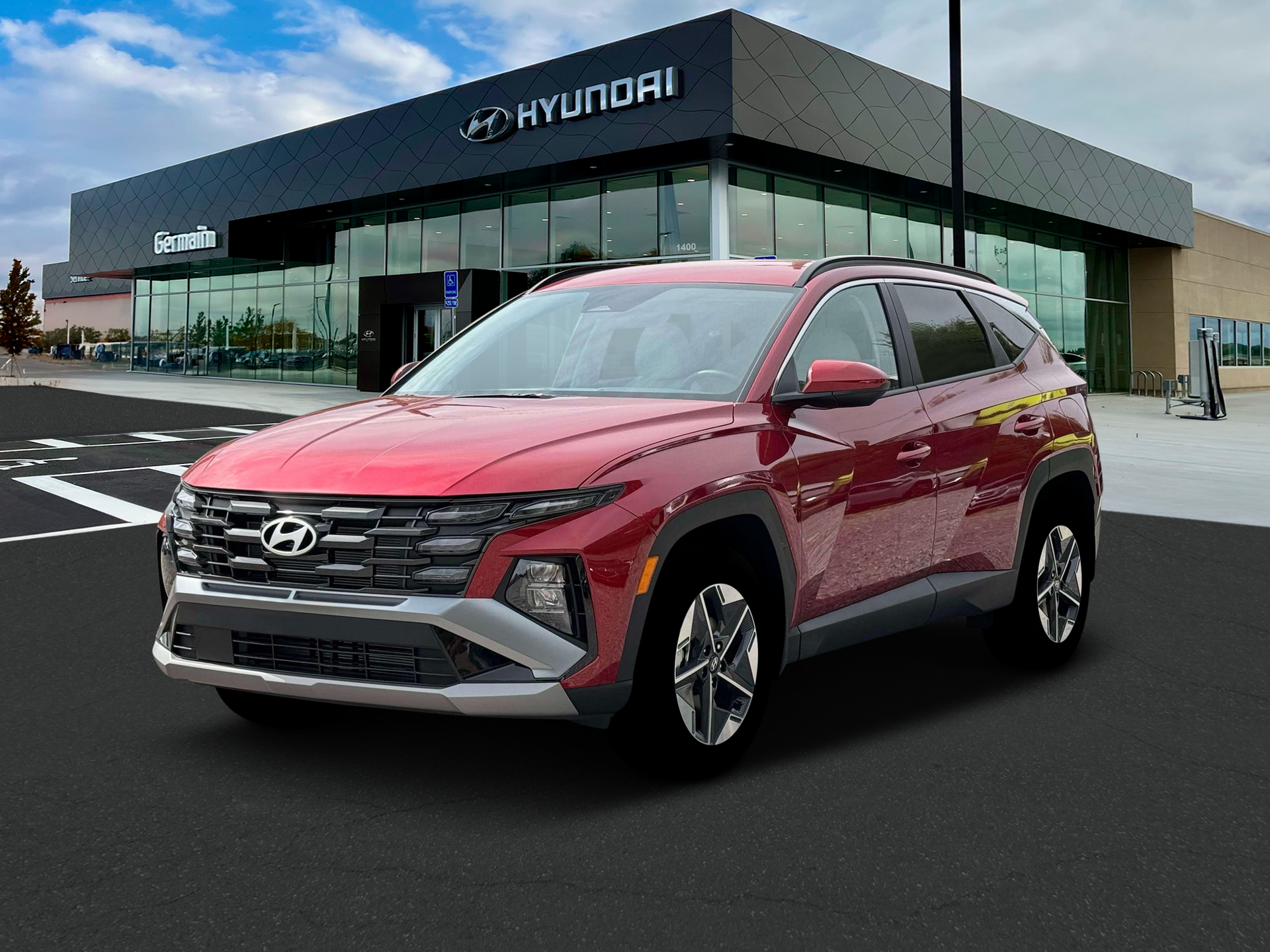 New 2026 Ultimate Red Hyundai SEL Plus AWD image 1