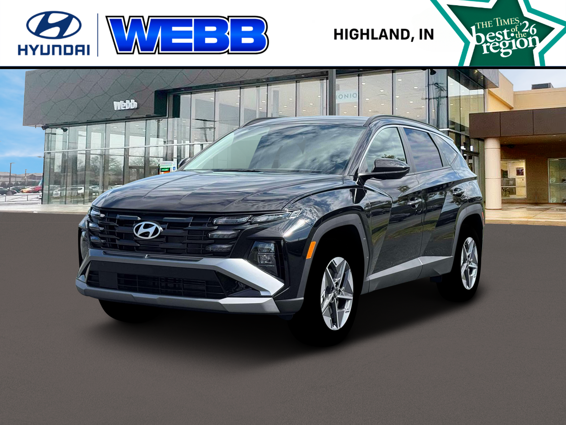 New 2026 Black Hyundai SEL AWD image 1