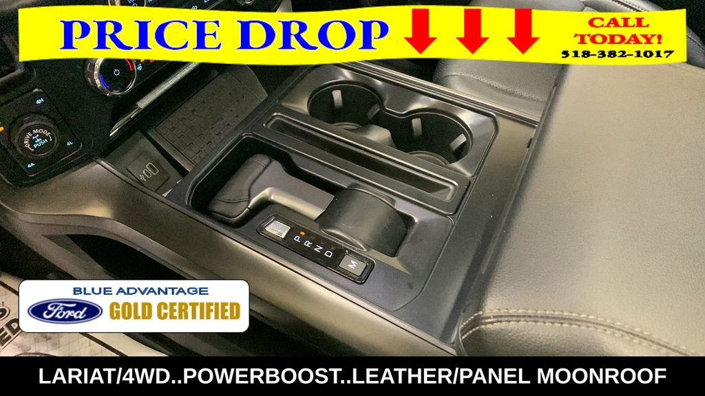Certified Used 2025 White Metallic Ford Lariat image 48