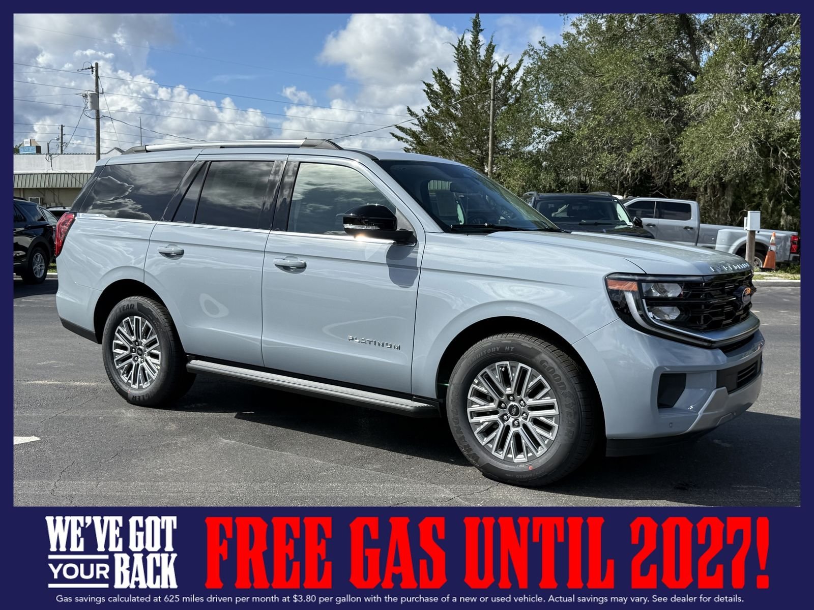 New 2026 Glacier Gray Metallic Tri-Coat Ford Platinum image 2