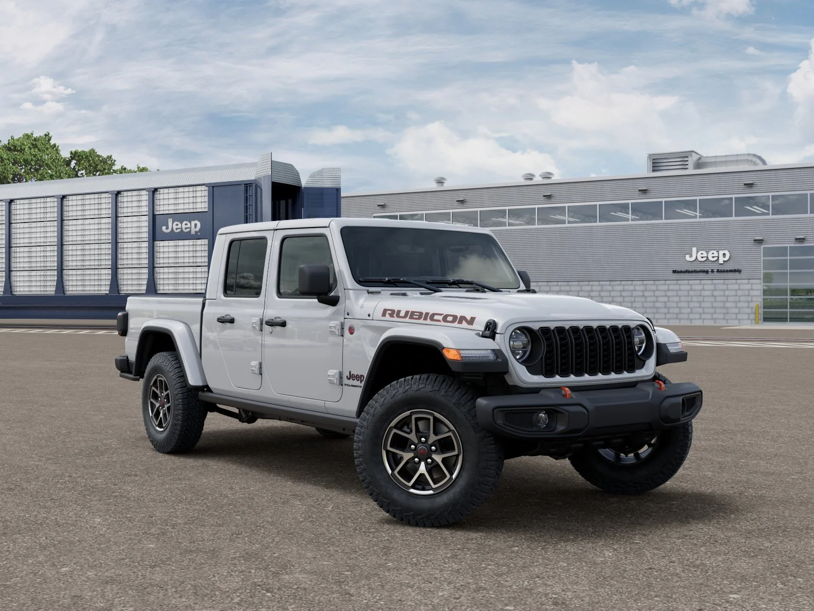New 2026 Bright White Clearcoat Jeep Rubicon image 3