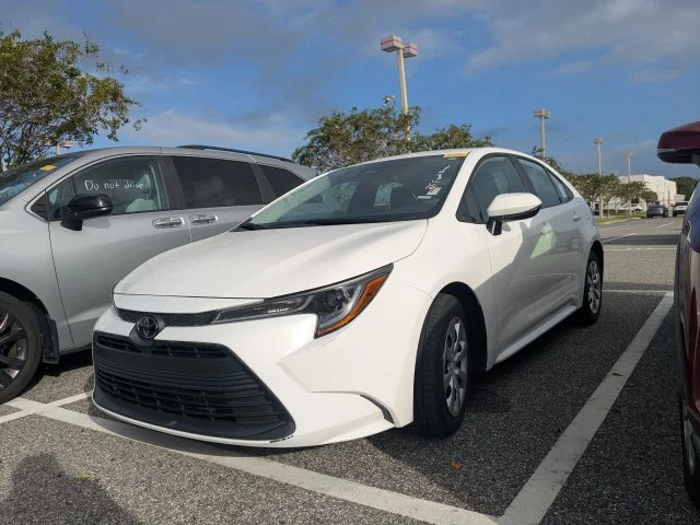 Certified Used 2024 White Toyota LE image 2