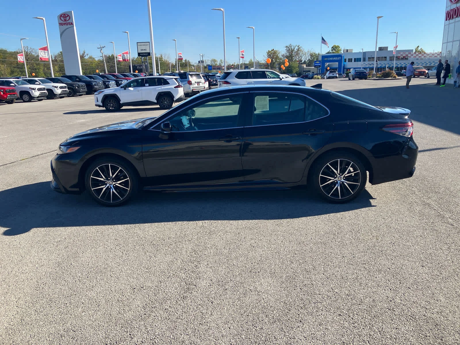 Used 2024 Midnight Black Metallic Toyota SE image 6