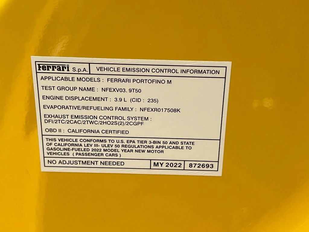 Used 2022 Yellow Ferrari M image 58