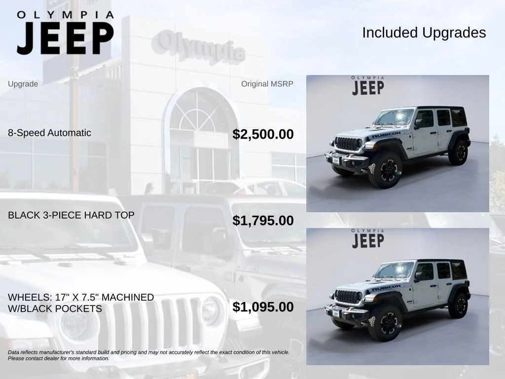 Used 2025 White Jeep Rubicon image 4