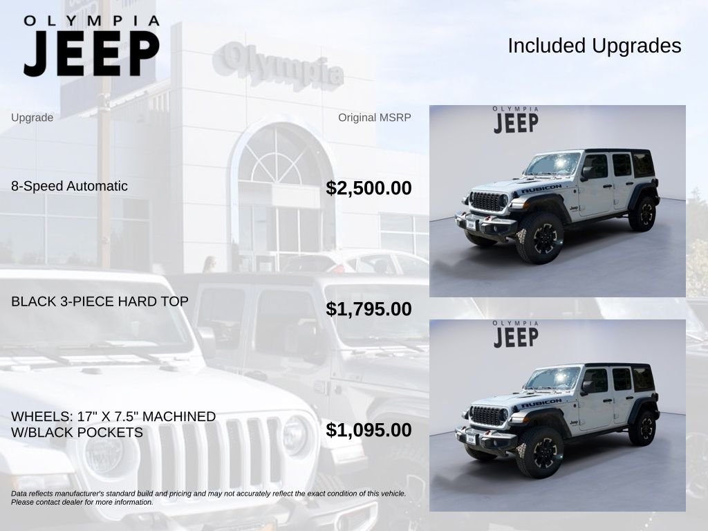 Used 2025 White Jeep Rubicon image 4