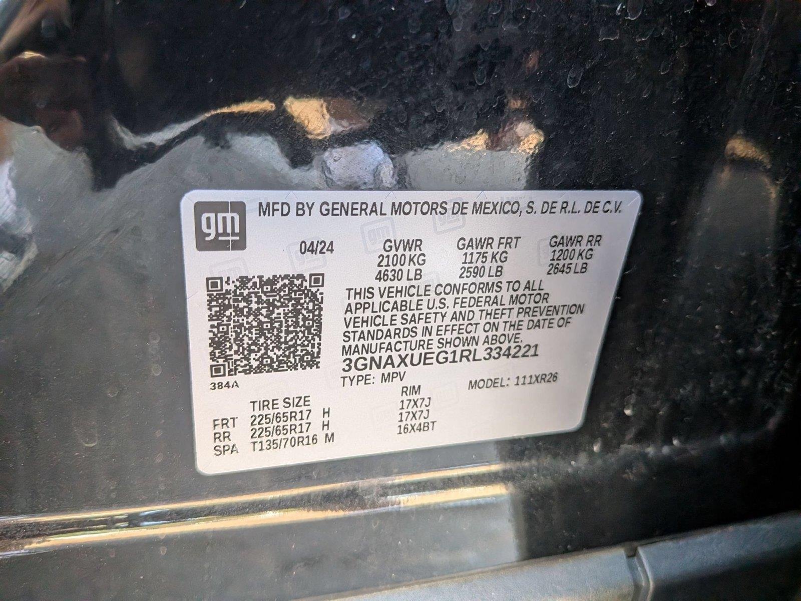 Used 2024 Mosaic Black Metallic Chevrolet LT image 40