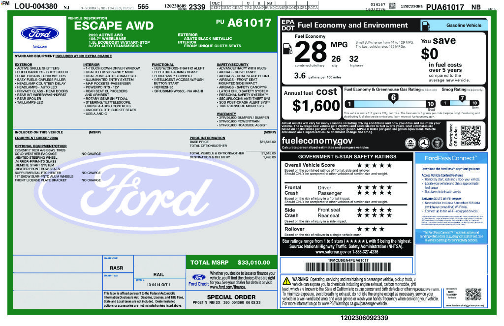 Used 2023 Black Ford Active image 21