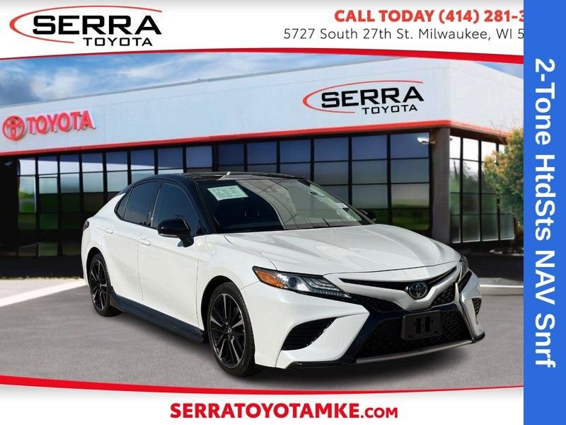 Used 2019 Midnight Black Metallic Toyota XSE image 1