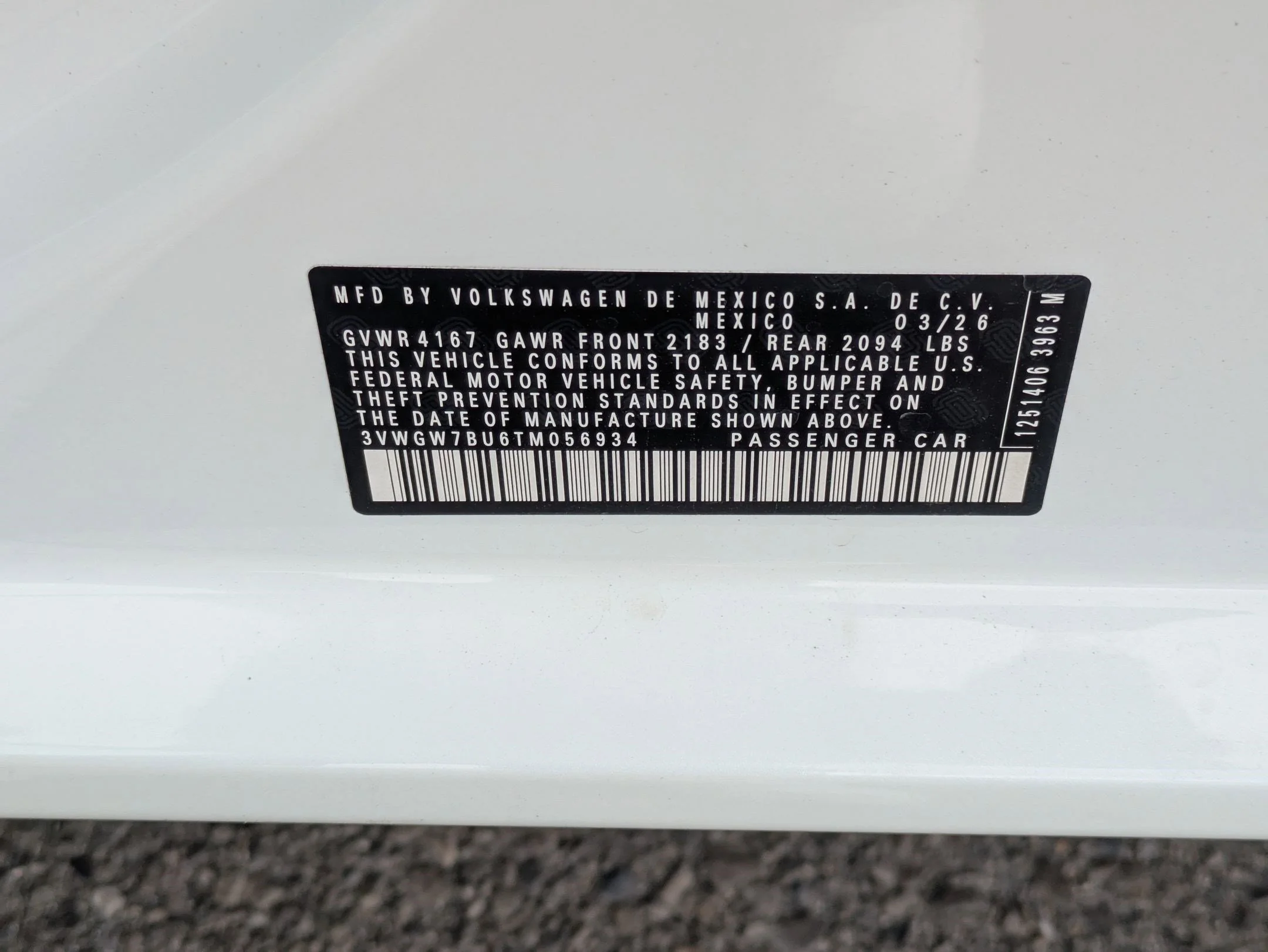 New 2026 Opal White Pearl Volkswagen SEL image 16
