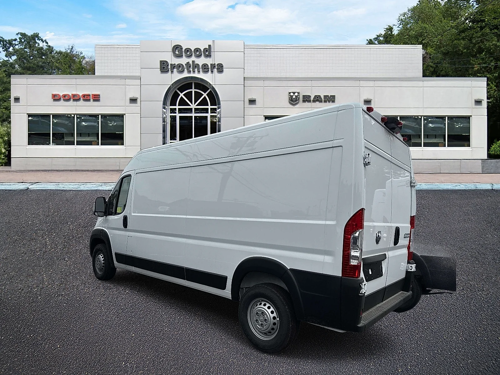 New 2026 Bright White Clear-Coat Exterior Paint RAM Cargo Van Tradesman High Roof 159" WB w/Pass Seat image 2