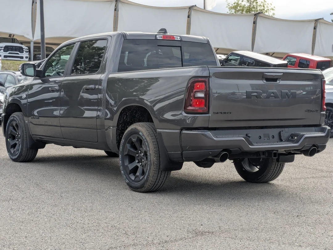 New 2026 Grey RAM Sport - - 4x4 - 5.7L HEMI V8 - Trailer Brake Control - 27- Gal Fuel Tank - Mopar Mats & More! image 6