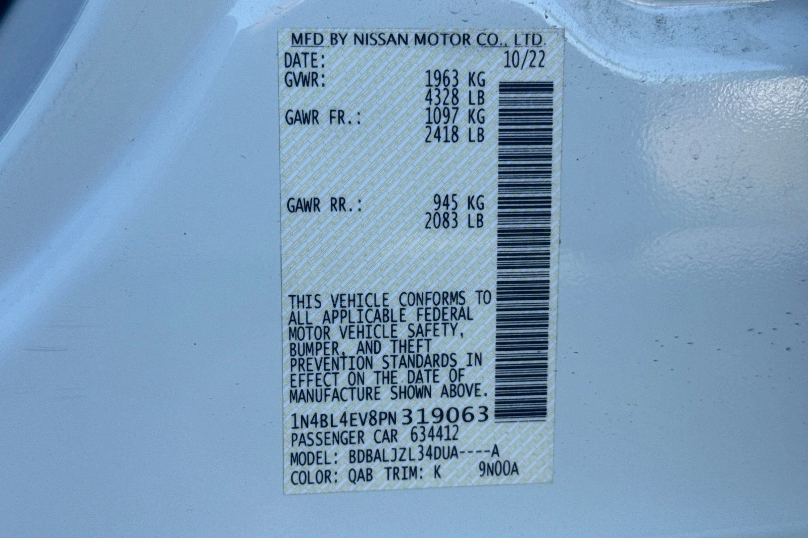 Used 2023 White Nissan 2.5 SL image 31