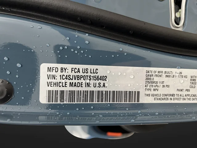 New 2026 Steel Blue Exterior Paint Jeep Limited Altitude image 42