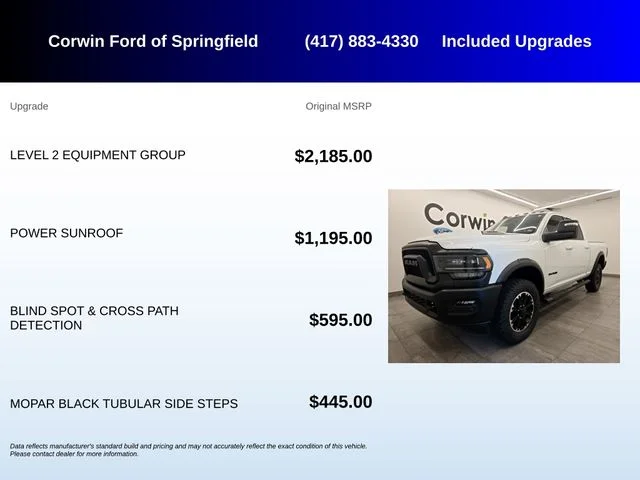 Used 2024 Bright White Clearcoat Ram Rebel image 5