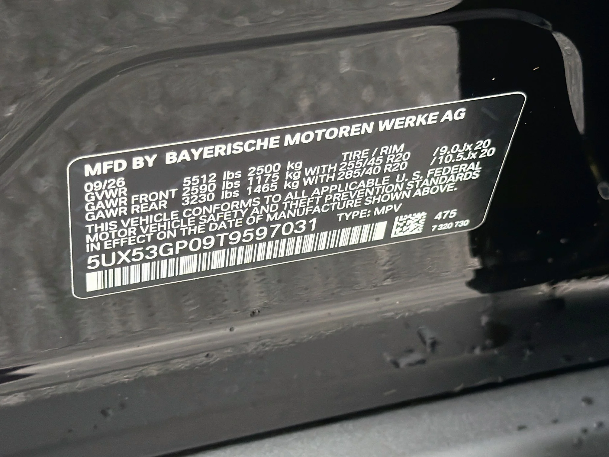 New 2026 Black Sapphire Metallic BMW 30 xDrive image 42