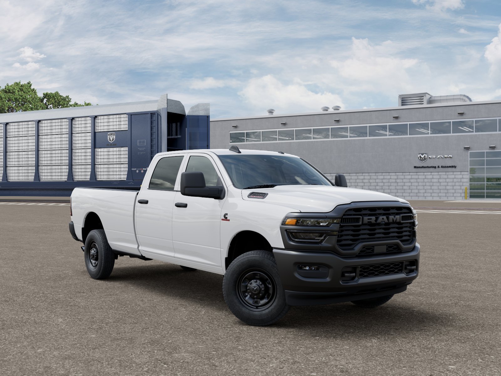 New 2026 Bright White Clear-Coat Exterior Paint RAM Tradesman image 3