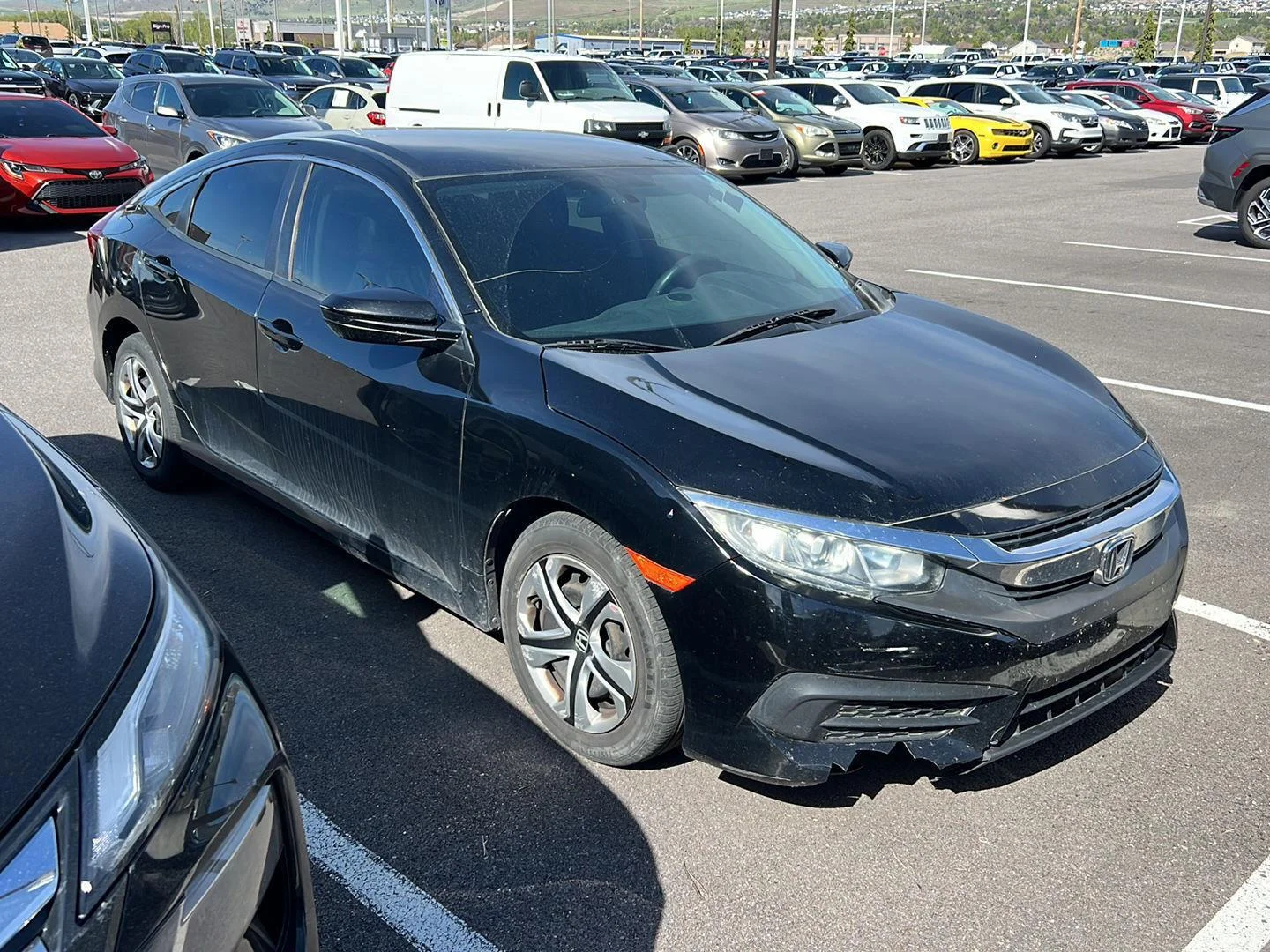 Used 2016 Honda Civic LX with VIN 19XFC2E52GE036484 for sale in Logan, UT