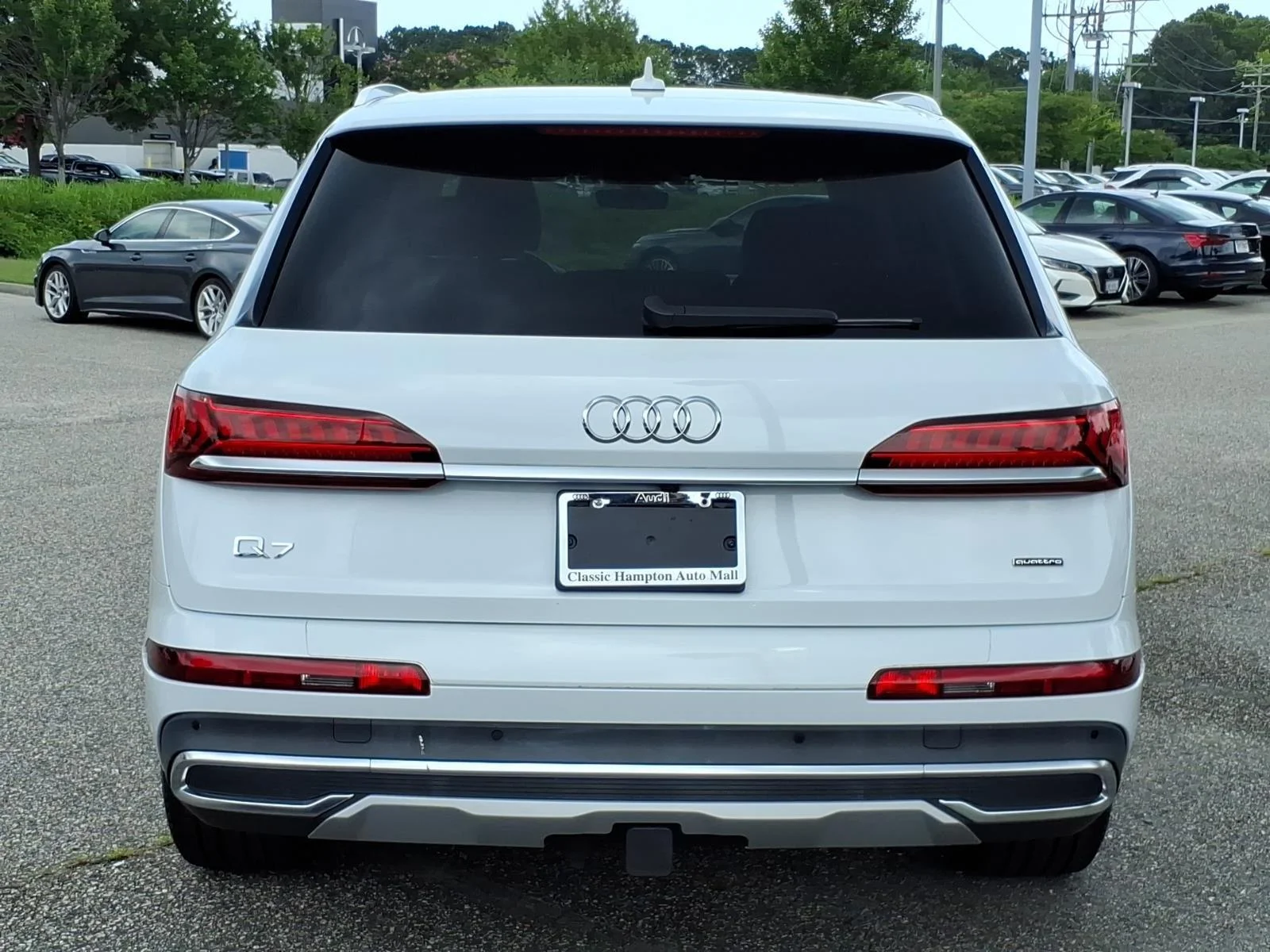 Certified Used 2023 Glacier White Metallic Audi Premium Plus image 9