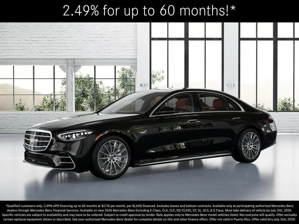 New 2026 Obsidian Black Metallic Mercedes-Benz S 580 image 80