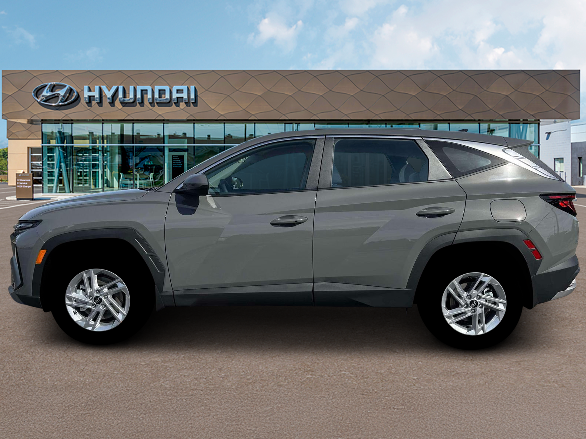 New 2026 Hampton Gray Hyundai SE AWD image 3