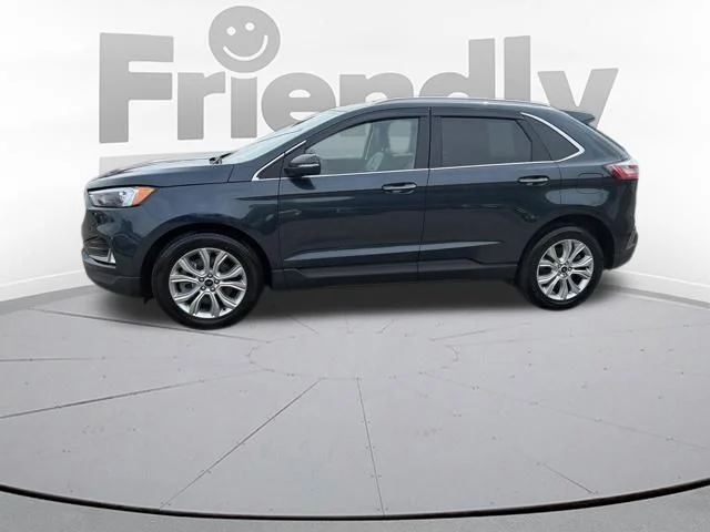 Used 2023 Blue Ford Titanium image 3