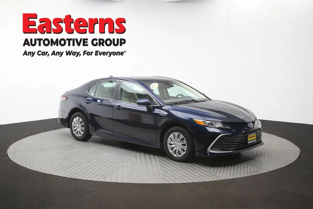 Used 2021 Blue Toyota LE image 47
