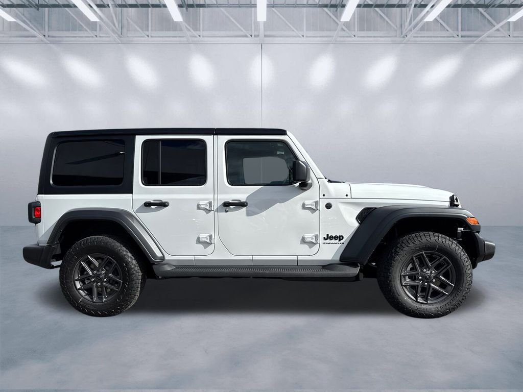 New 2026 Bright White Clear-Coat Exterior Paint Jeep Sport S image 3
