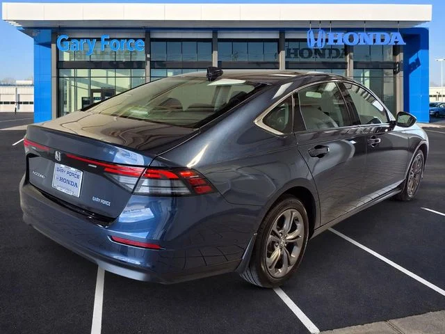 Certified Used 2024 Canyon River Blue Metallic Honda 1.5T EX image 2