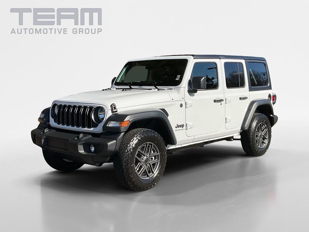 New 2026 Bright White Clear-Coat Exterior Paint Jeep Sport S image 3