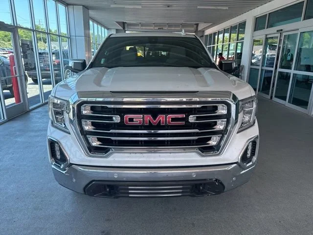 Used 2019 WHITE FROST TRICOAT GMC SLT image 2
