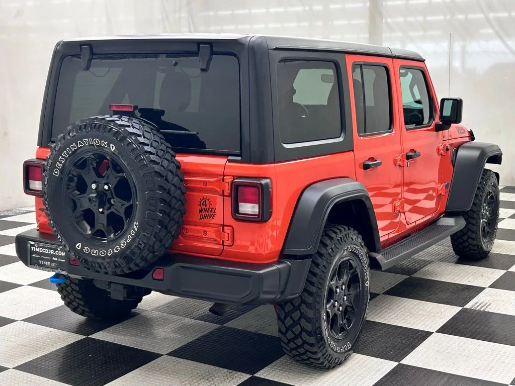 Used 2023 Orange Jeep Willys 4xe image 7