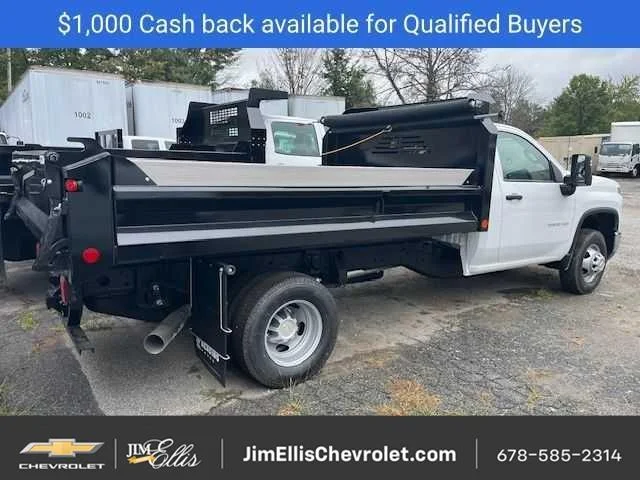 New 2025 Summit White Chevrolet Work Truck image 2
