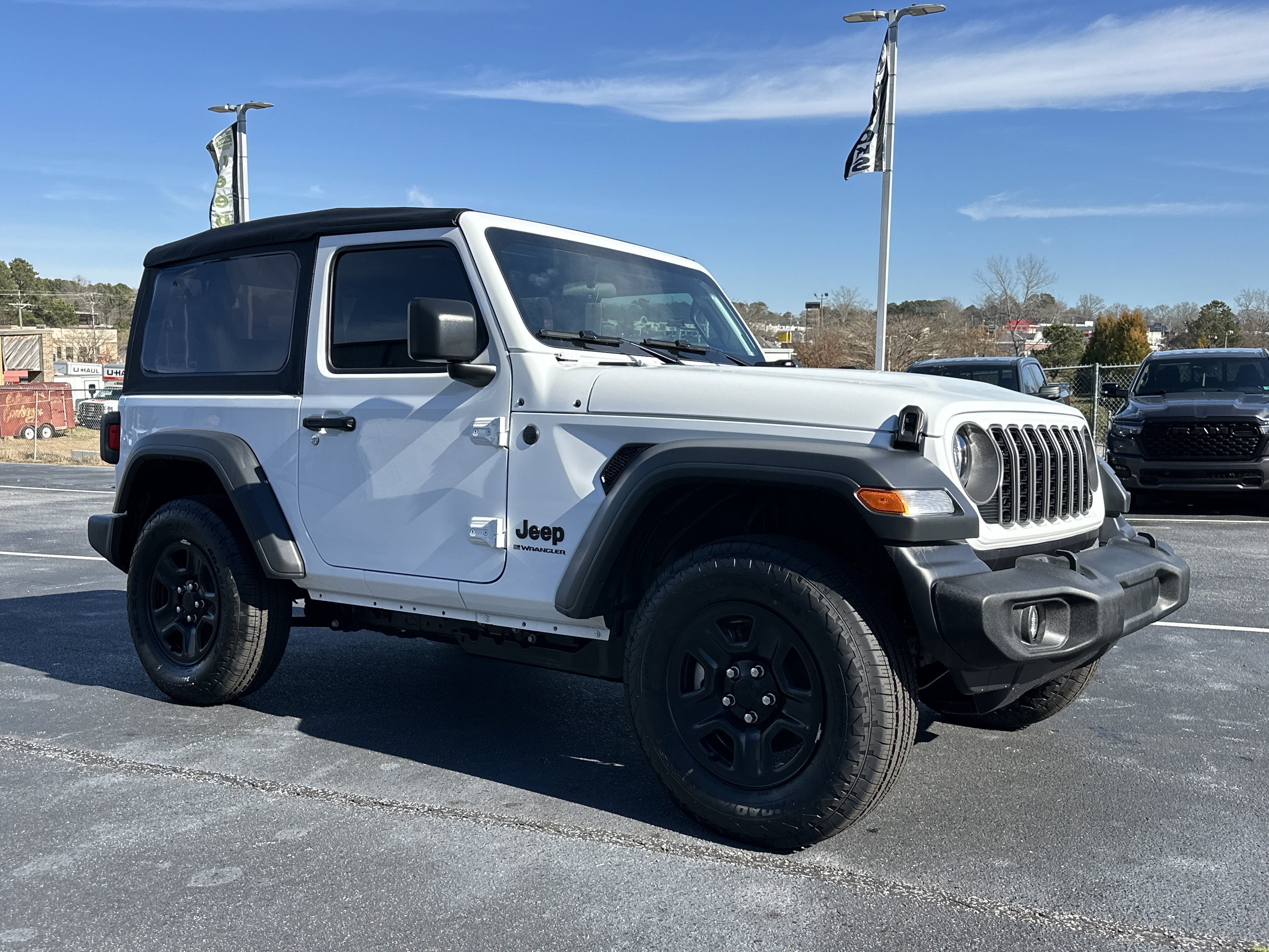 New 2026 Bright White Clear-Coat Exterior Paint Jeep Sport image 2