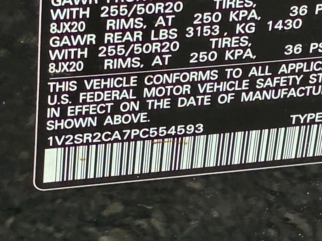 Certified Used 2023 Black Volkswagen 3.6L V6 SEL R-Line image 60