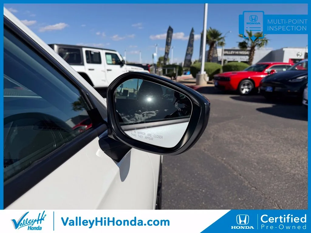 Certified Used 2025 Platinum White Pearl Honda 4D SPORT image 14