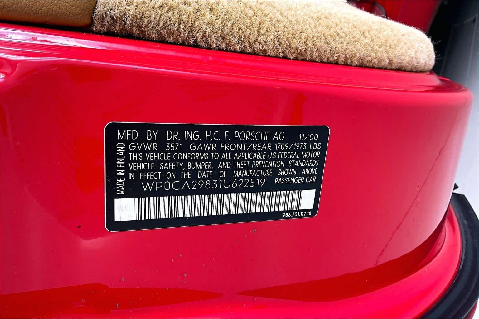 Used 2001  Porsche  image 27