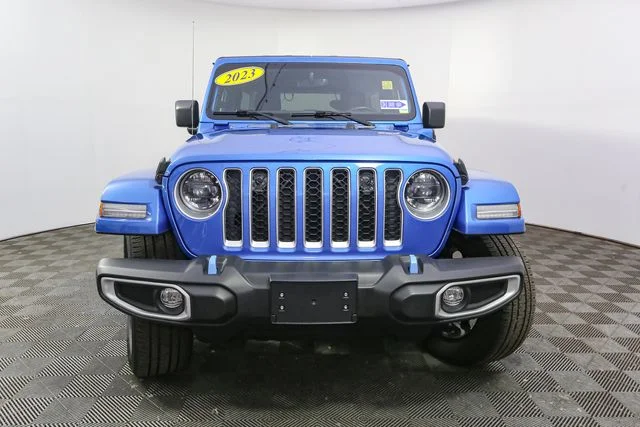 Used 2023 Blue Jeep Sahara 4xe image 4