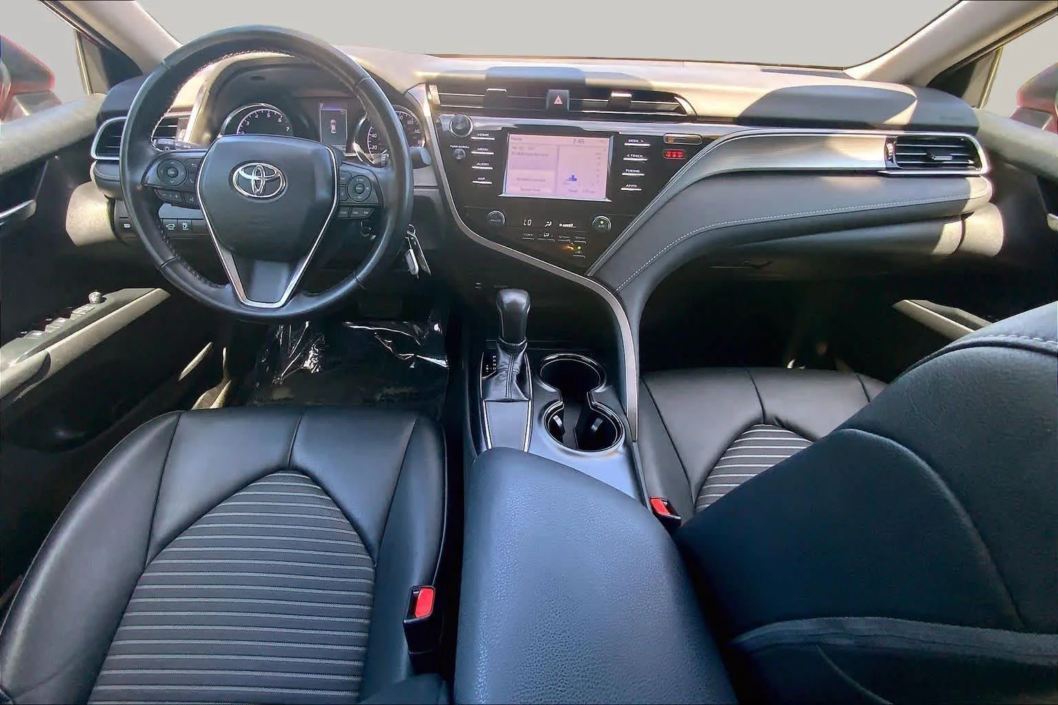 Certified Used 2019 Supersonic Red Toyota SE image 32