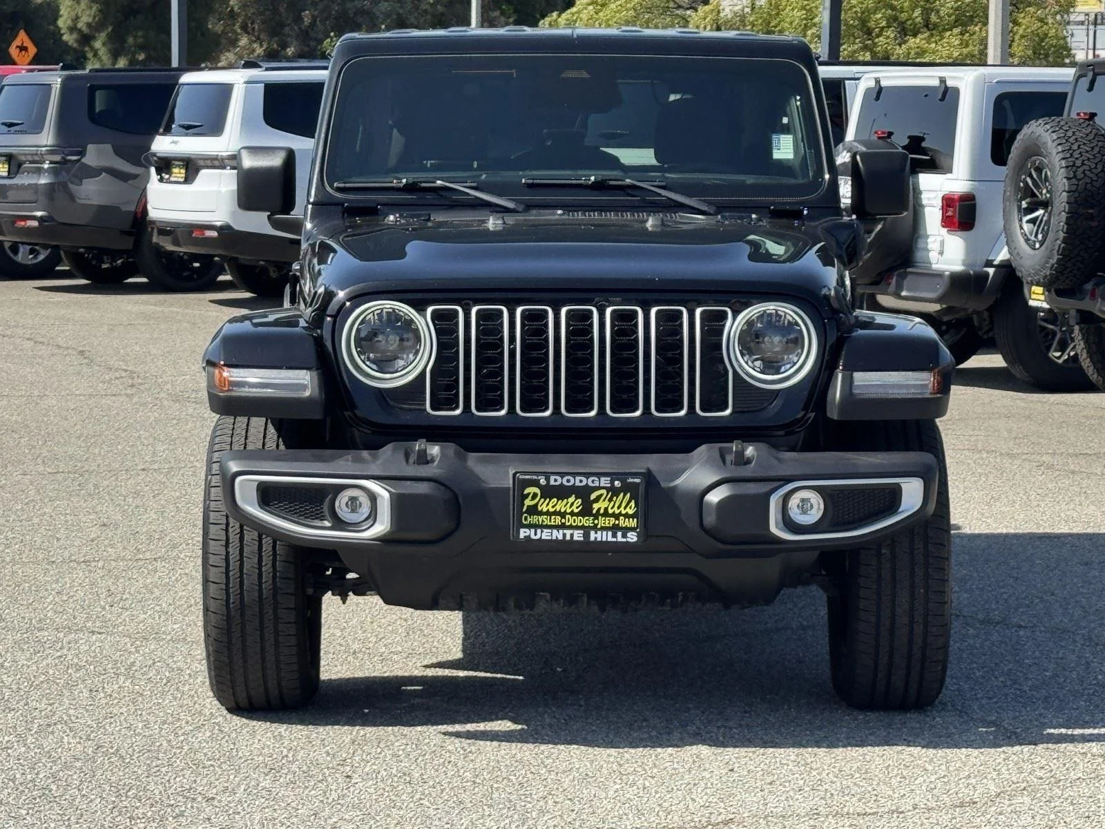 Certified Used 2025 Black Clearcoat Jeep Sahara image 3